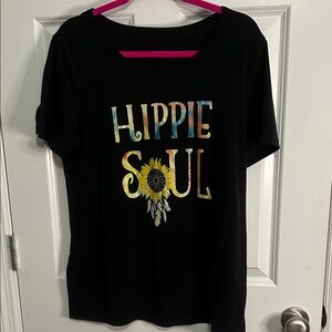 Source Unknown Black 'Hippie Soul' Tee